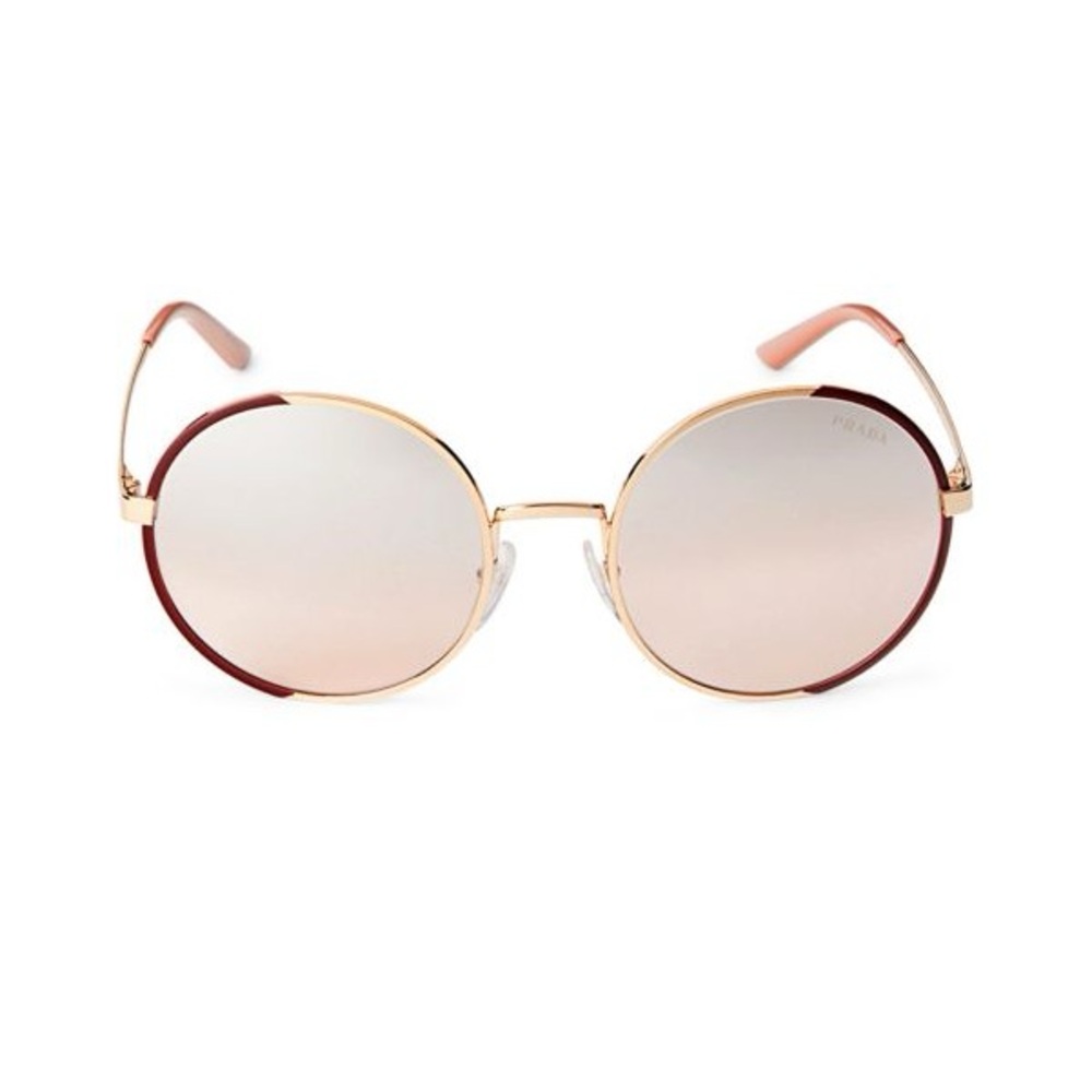 NWT Prada 57MM Rose Gold Sunglasses